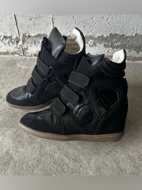 Isable marant Black Wedge Sneaker